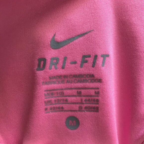 Nike dri-fit racerback tank top athletic pickleball golf pink medium - Picture 4 of 9
